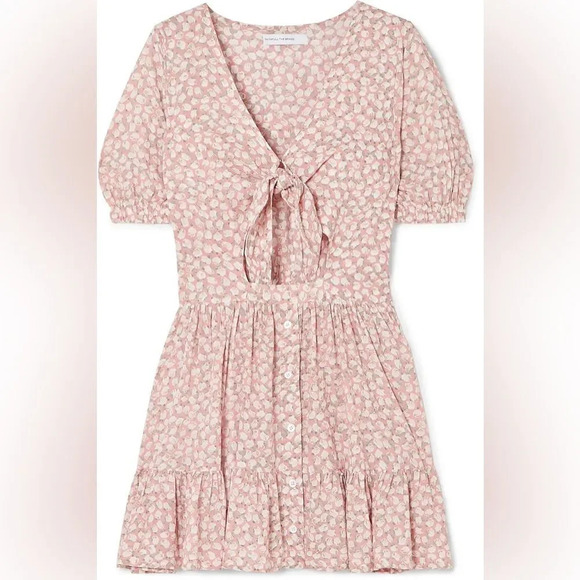 FAITHFULL THE BRAND by ANTHROPOLOGIE Marigot Dress in Pink Azalea Floral - Picture 3 of 8